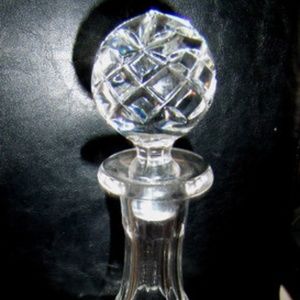 Vintage Gorgeous Rare 26% lead Crystal Decanter